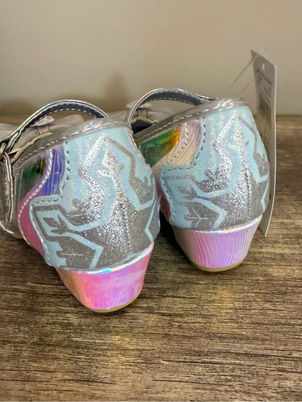 Disney Frozen Elsa Anna Toddler Kitten Heels Shoes Size 7 Dress Up Costume
